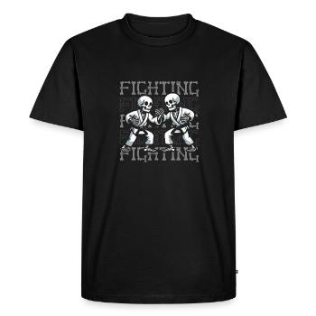 Judoka - T-shirt Premium bio Homme - noir - Devant - Nico (187cm)