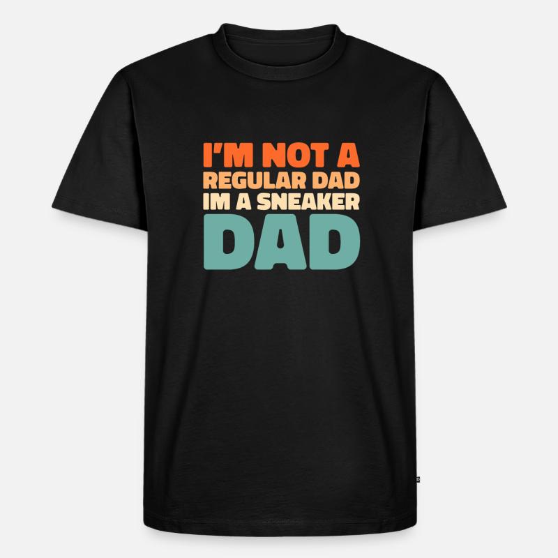 Sneakers Vater Daddy Sneaker - Männer Premium Bio T-Shirt - Schwarz