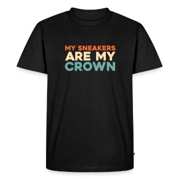 Baskets - T-shirt Premium bio Homme - noir - Devant - Nico (187cm)