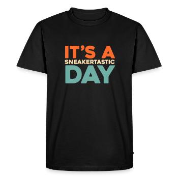 Baskets - T-shirt Premium bio Homme - noir - Devant - Nico (187cm)