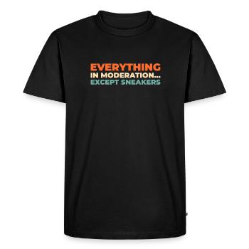 Baskets - T-shirt Premium bio Homme - noir - Devant - Nico (187cm)