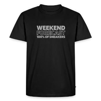 Sneakers Lancer de chaussures - T-shirt Premium bio Homme - noir - Devant - Nico (187cm)
