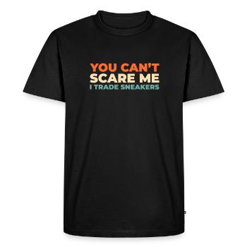 Sneakers You Cant Scare Me - Men's Premium Organic T-Shirt - black - Front - Nico (187cm)