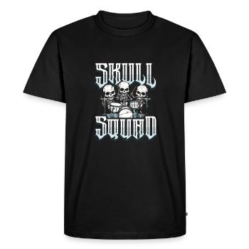 Batterie Batteurs Batteurs - T-shirt Premium bio Homme - noir - Devant - Nico (187cm)
