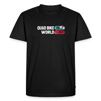Quad Bike Quad Sur World Off - T-shirt Premium bio Homme - noir - Devant - Nico (187cm)