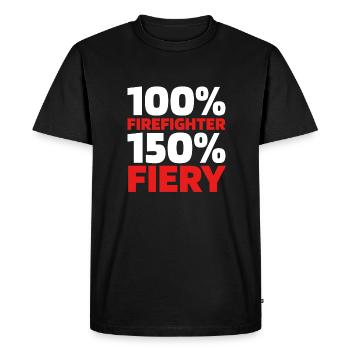Sneakers - Men's Premium Organic T-Shirt - black - Front - Nico (187cm)