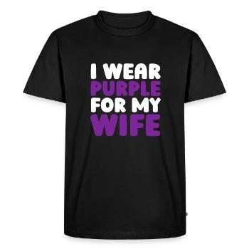 Alzheimer - T-shirt Premium bio Homme - noir - Devant - Nico (187cm)