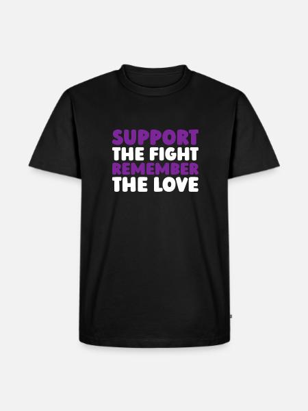 Alzheimer's Alzheimer's Support - Men's Premium Organic T-Shirt - black