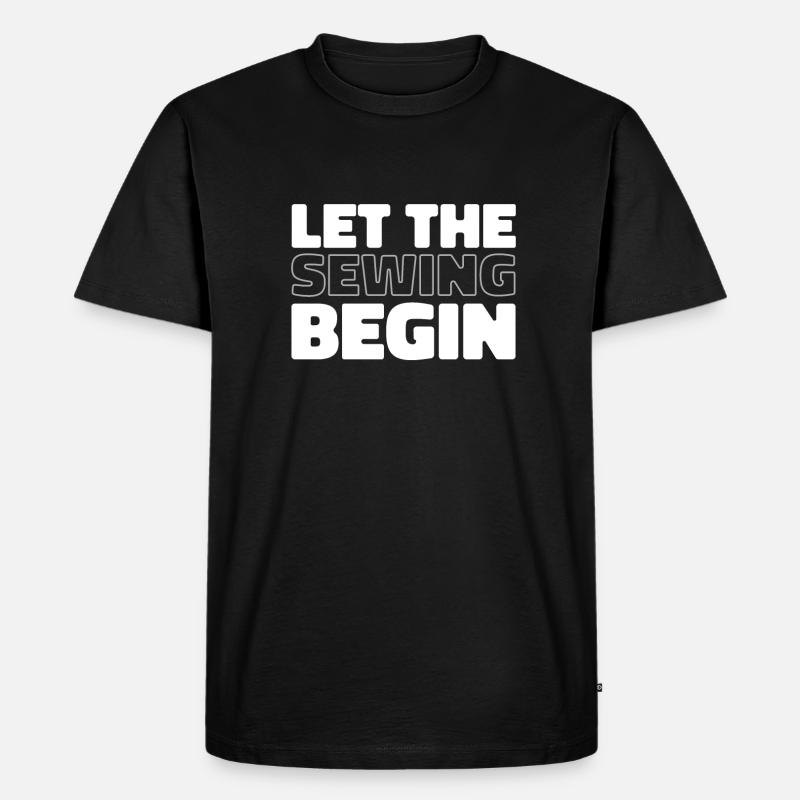 Machine à coudre - T-shirt Premium bio Homme - noir