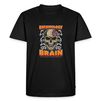 Entomology Entomologist Insect Skull - Men's Premium Organic T-Shirt - black - Front - Nico (187cm)
