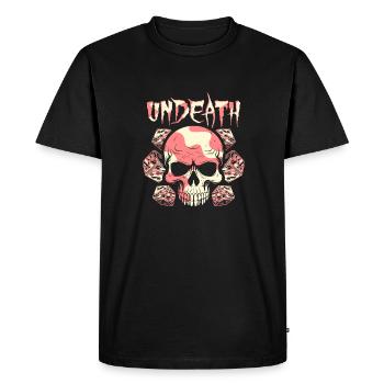 Jeu de société Jeu de société Undeath - T-shirt Premium bio Homme - noir - Devant - Nico (187cm)