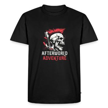 Guitare électrique Guitare électrique Crâne - T-shirt Premium bio Homme - noir - Devant - Nico (187cm)