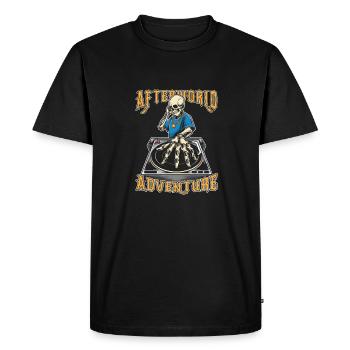 Techno Raver Afterworld Adventure - T-shirt Premium bio Homme - noir - Devant - Nico (187cm)