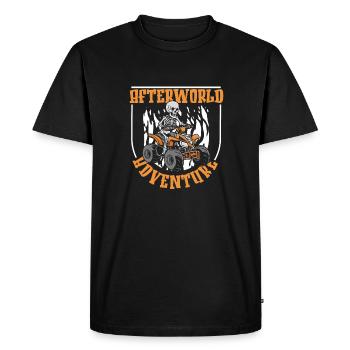 Quad Bike Skeleton Afterworld Adventure - T-shirt Premium bio Homme - noir - Devant - Nico (187cm)