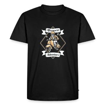 Scooter Skeleton Afterworld Adventure - T-shirt Premium bio Homme - noir - Devant - Nico (187cm)