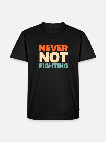 Karate - Männer Premium Bio T-Shirt - Schwarz