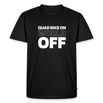 Quad Bike Quad Sur World Off - T-shirt Premium bio Homme - noir - Devant - Nico (187cm)