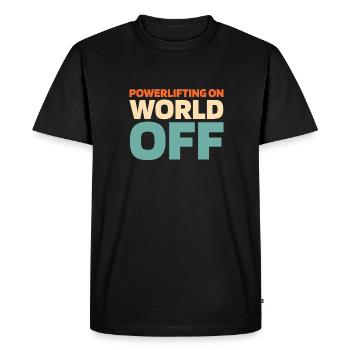 Powerlifting Powerlifter - T-shirt Premium bio Homme - noir - Devant - Nico (187cm)