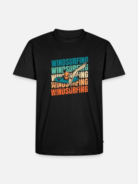 Windsurfing Windsurfers - Men's Premium Organic T-Shirt - black