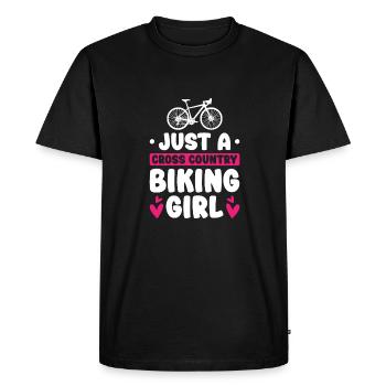 VTT cross-country - T-shirt Premium bio Homme - noir - Devant - Nico (187cm)