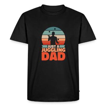 Juggling Juggler Dad Just A Juggling Dad - Men's Premium Organic T-Shirt - black - Front - Nico (187cm)