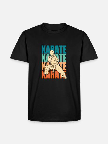 Karate - Men's Premium Organic T-Shirt - black
