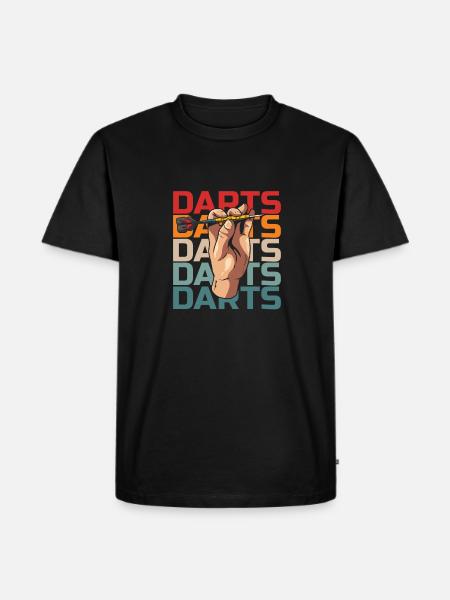 Darts Darts Player - Men's Premium Organic T-Shirt - black