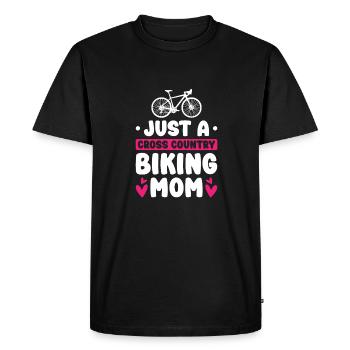 Écrou VTT VTT cross-country - T-shirt Premium bio Homme - noir - Devant - Nico (187cm)