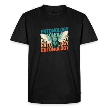 Entomology Entomologist Insect - Men's Premium Organic T-Shirt - black - Front - Nico (187cm)