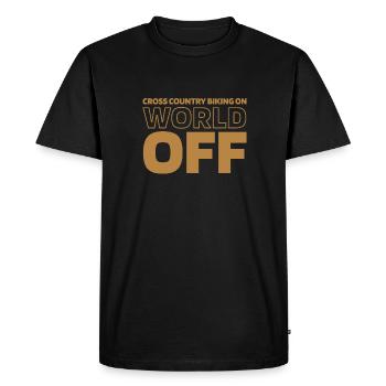 VTT cross-country - T-shirt Premium bio Homme - noir - Devant - Nico (187cm)