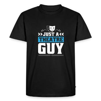 Acteur de théâtre Juste un gars de théâtre - T-shirt Premium bio Homme - noir - Devant - Nico (187cm)