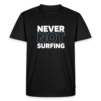 Wing Surf Wing Foil - T-shirt Premium bio Homme - noir - Devant - Nico (187cm)