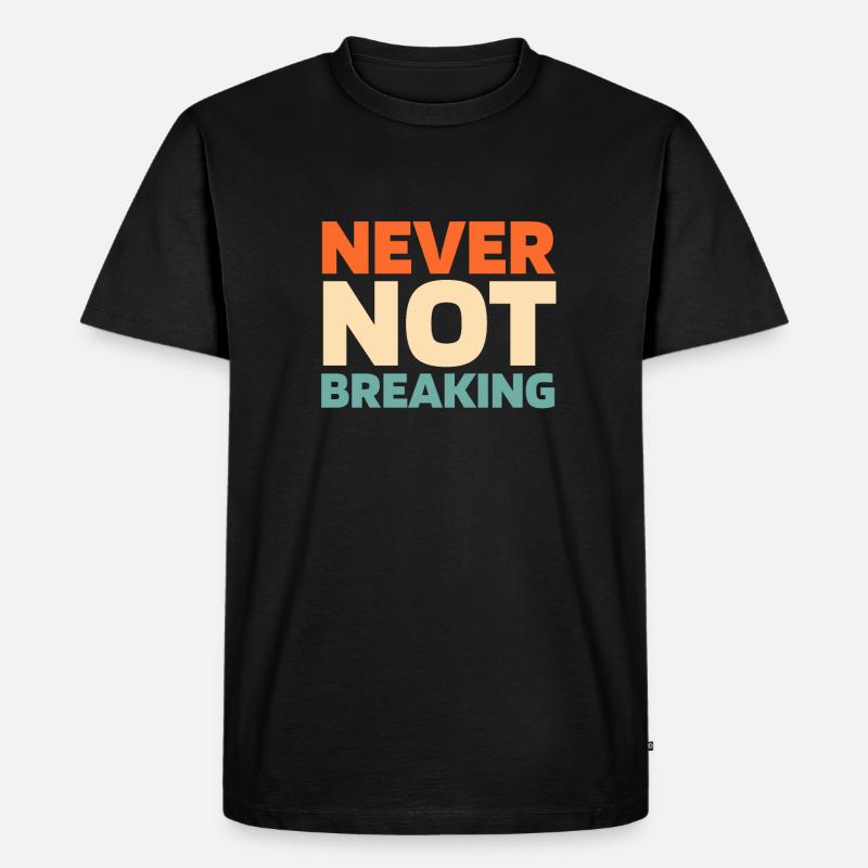 Breakdance Breakdancer Breakdancing - Männer Premium Bio T-Shirt - Schwarz