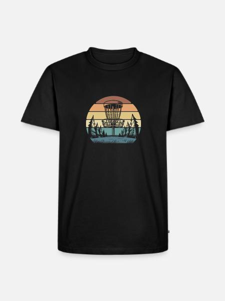 Frisbee Golf Disc Golf - Men's Premium Organic T-Shirt - black