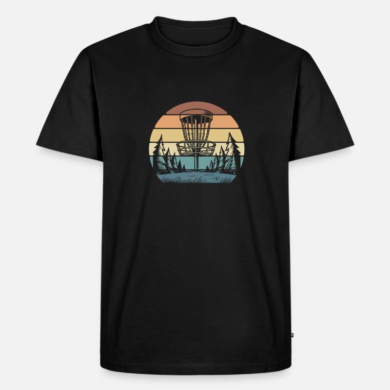 Frisbee Golf Disc Golf - Men's Premium Organic T-Shirt - black
