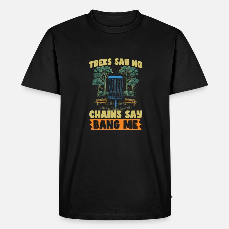 Frisbee Golf Disc Golf - Männer Premium Bio T-Shirt - Schwarz