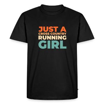 Xc Runner Course de cross-country - T-shirt Premium bio Homme - noir - Devant - Nico (187cm)