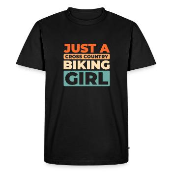 VTT cross-country - T-shirt Premium bio Homme - noir - Devant - Nico (187cm)