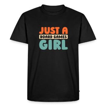 Jeu de société Jeu de société - T-shirt Premium bio Homme - noir - Devant - Nico (187cm)