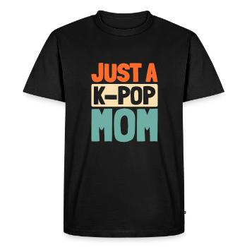 K Pop Kpop Pop Coréenne Juste une maman Kpop - T-shirt Premium bio Homme - noir - Devant - Nico (187cm)