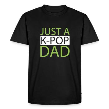 K Pop Kpop Pop coréenne Juste un papa Kpop - T-shirt Premium bio Homme - noir - Devant - Nico (187cm)