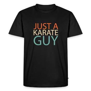 Le karaté n’est qu’un karaté - T-shirt Premium bio Homme - noir - Devant - Nico (187cm)