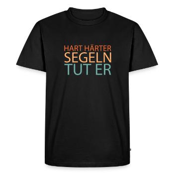 Voilier Voilier - T-shirt Premium bio Homme - noir - Devant - Nico (187cm)