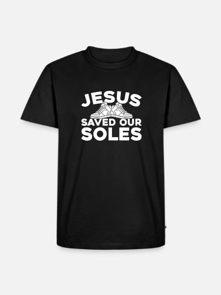 Baskets Christian - T-shirt Premium bio Homme - noir