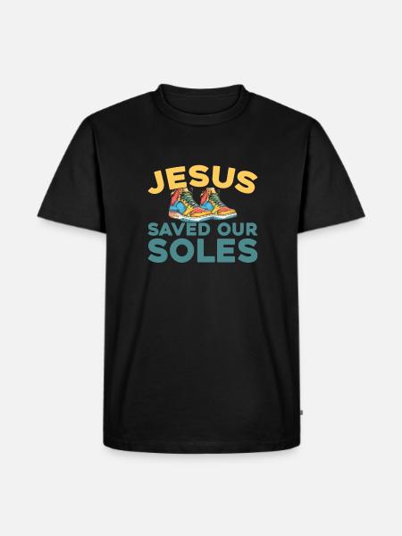 Baskets Christian - T-shirt Premium bio Homme - noir