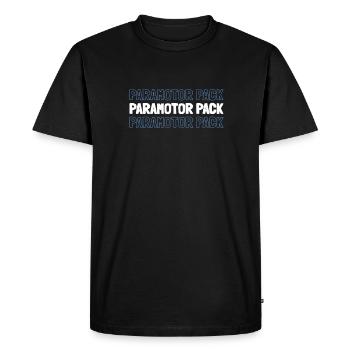 Paramotor paragliding - Men's Premium Organic T-Shirt - black - Front - Nico (187cm)