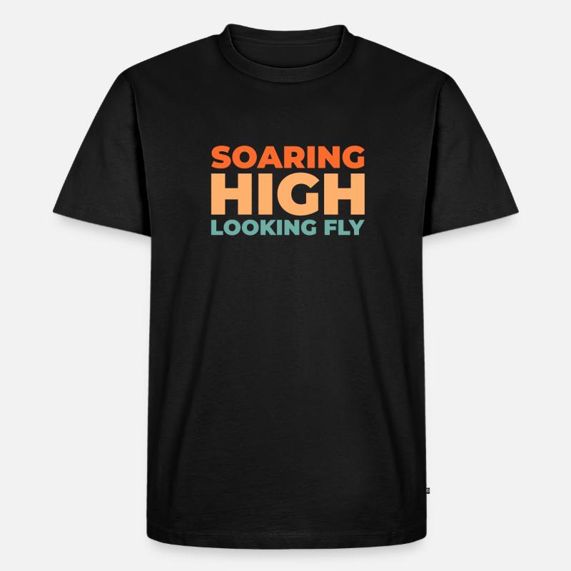 Paramotor paragliding - Men's Premium Organic T-Shirt - black