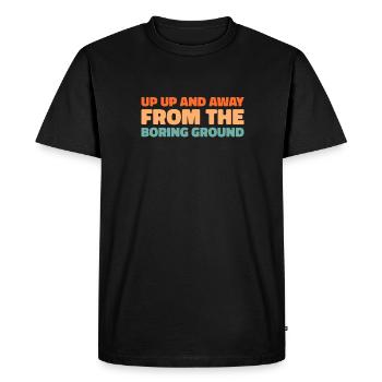 Paramotor paragliding - Men's Premium Organic T-Shirt - black - Front - Nico (187cm)