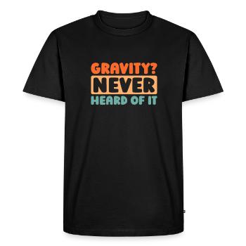 Paramotor paragliding - Men's Premium Organic T-Shirt - black - Front - Nico (187cm)