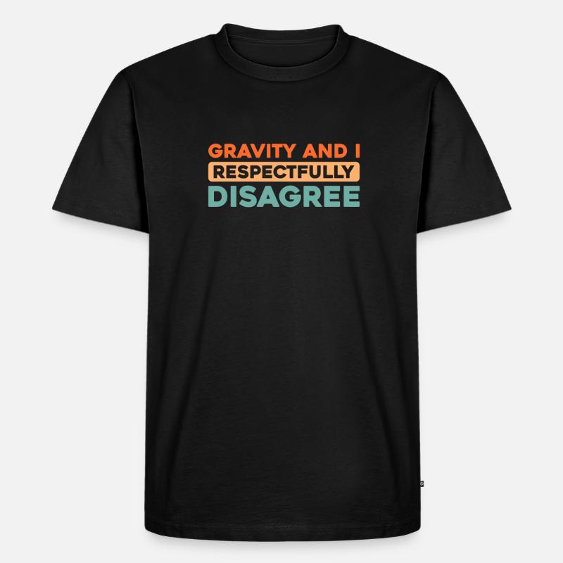 Paramotor Gleitschirmfliegen - Männer Premium Bio T-Shirt - Schwarz